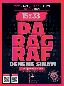 TYT - PARAGRAF 15x33 DENEME